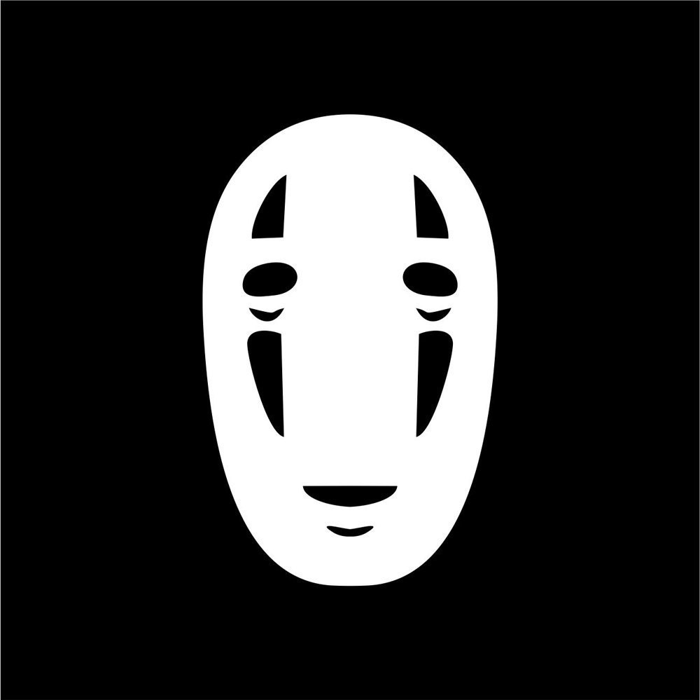 No Face Sticker from Spirited Away