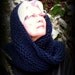 RESERVED for Jackie, Handknit Snood, Free US Shipping
