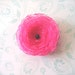 Fabric flower applique - the Charlotte style in Rock-On