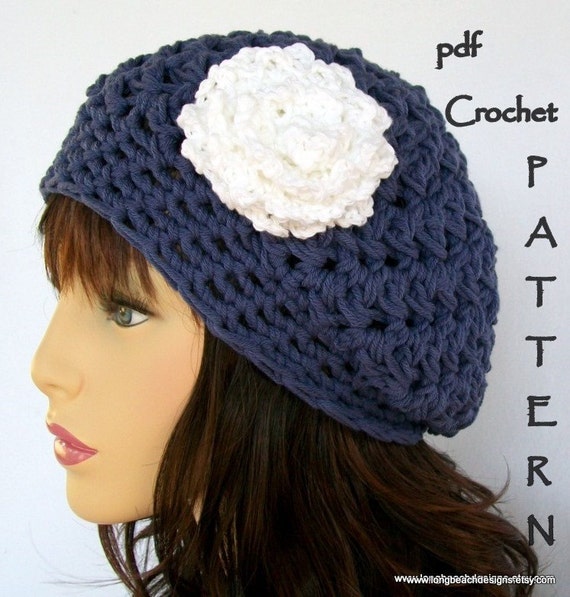 Download Crochet Hat Pattern Slouchy Hat Pattern Stratford Textured