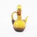 Amber Art Glass Cruet Tiny Miniature Pitcher Ewer Vinegar Oil Server