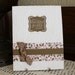 SALE Embossed Christmas Card - Holly Jolly Message - Elegant design