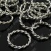 50 pcs of platinum tone fancy jumpring ,metal bead,loose open round rings beads,finding 20mm