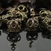 6PCS Of Antique brass charming imperial crown drop pendant,metal finding,drop bead 14x21mm