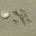 Tiny Silver Lucky Wishbone Charms