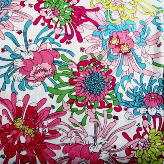 London Calling floral fabric by Robert Kaufman Fabrics 1 yard