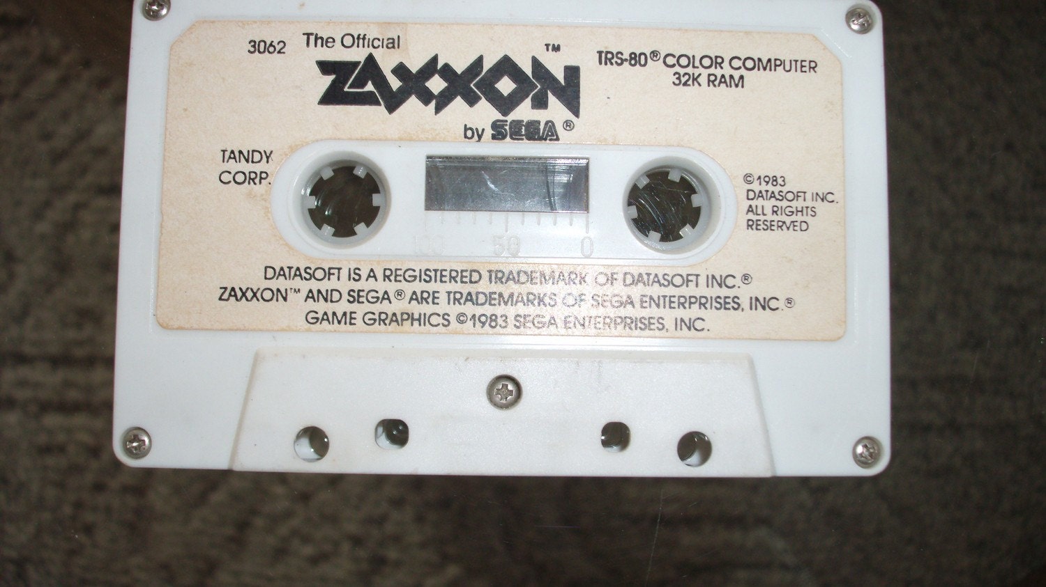 Zaxxon Commodore 64 Cassette 1983 Game FREE SHIPPING