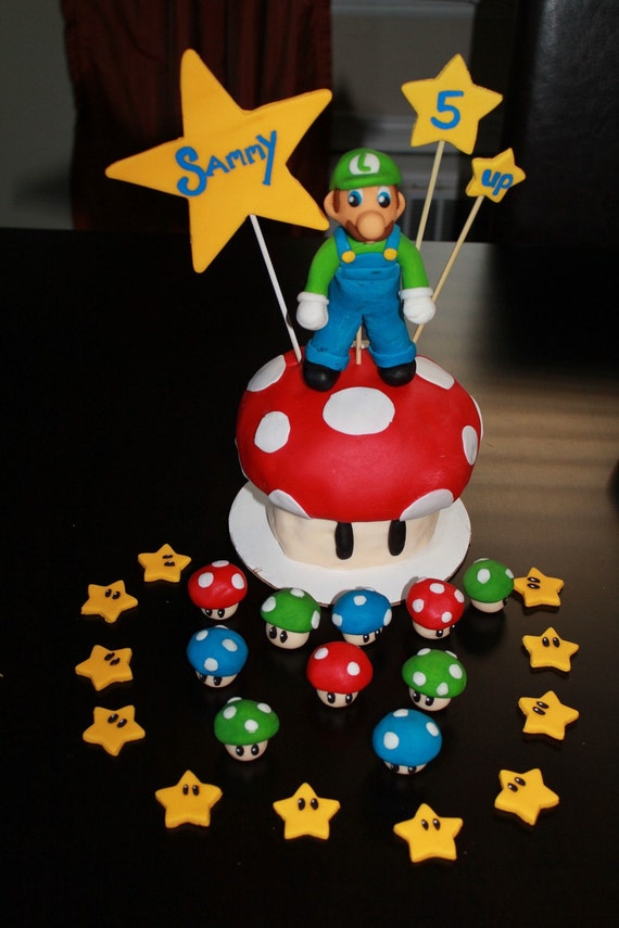 Items similar to Super Mario Cake topper. on Etsy