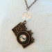 RESERVED FOR LAUREN camera crystal necklace