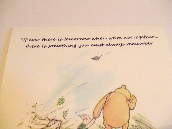 Always Remember Winnie the Pooh Quote Classic Piglet and