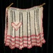 Vintage Hand Crocheted HOSTESS APRON Folk Art - One of a Kind - OOAK