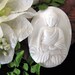 Akash Buddha Carved Bone Cabochon