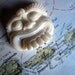 Balinese Mask Cabochon in Carved Bone