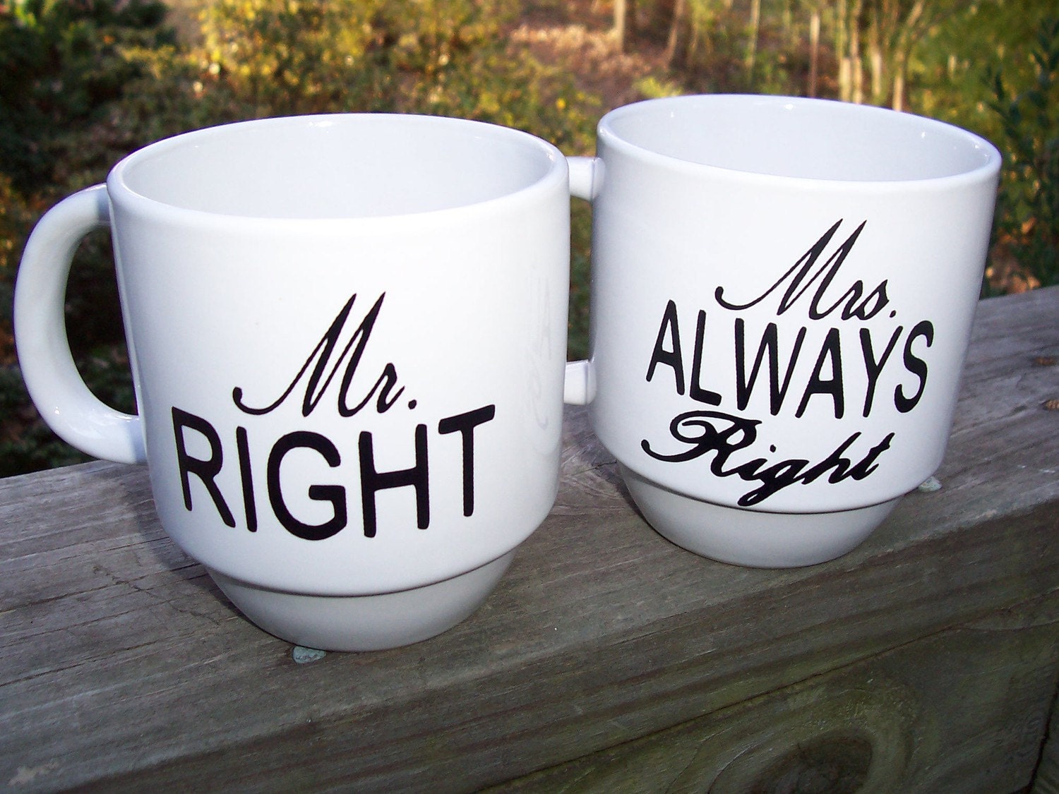 His and Hers Coffee Mug Set