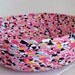 Custom Cat Bed, Custom Order Your Own Cozy Cat Bed, Handmade Basket, Soft Flannel Dog Bed, hand wrapped and hand coiled flannel fabric