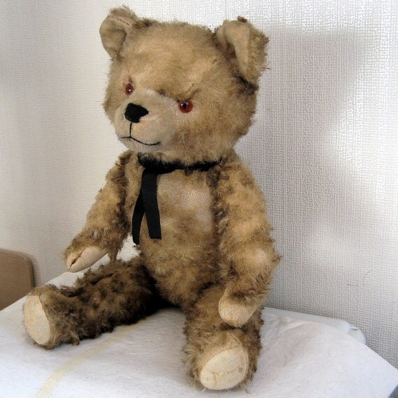 growling teddy bear 1960s