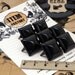 50Pcs 18Pcs GLOSSY BLACK DOME Pyramid studs.