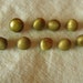 Tiny Gold Round Antique Shank Buttons