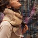 Hand Spun Chunky scarf - in natural colors - hand woven by me