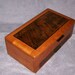Jewelry Box Wooden- Cherry with Fancy Walnut Top-The Elite Collection