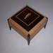 Fiddle Back Maple and Wenge Legged Box