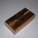 Fiddle Back Maple with Fancy Walnut top 4x8 Treasure Box