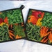 vegetable fabric potholders