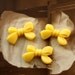 Last-10pcs( vertical hole) Wholesale Beautiful Colorful bowknot Resin Cabochon with vertical hole - -23x14mm(CAB-CD- 8)