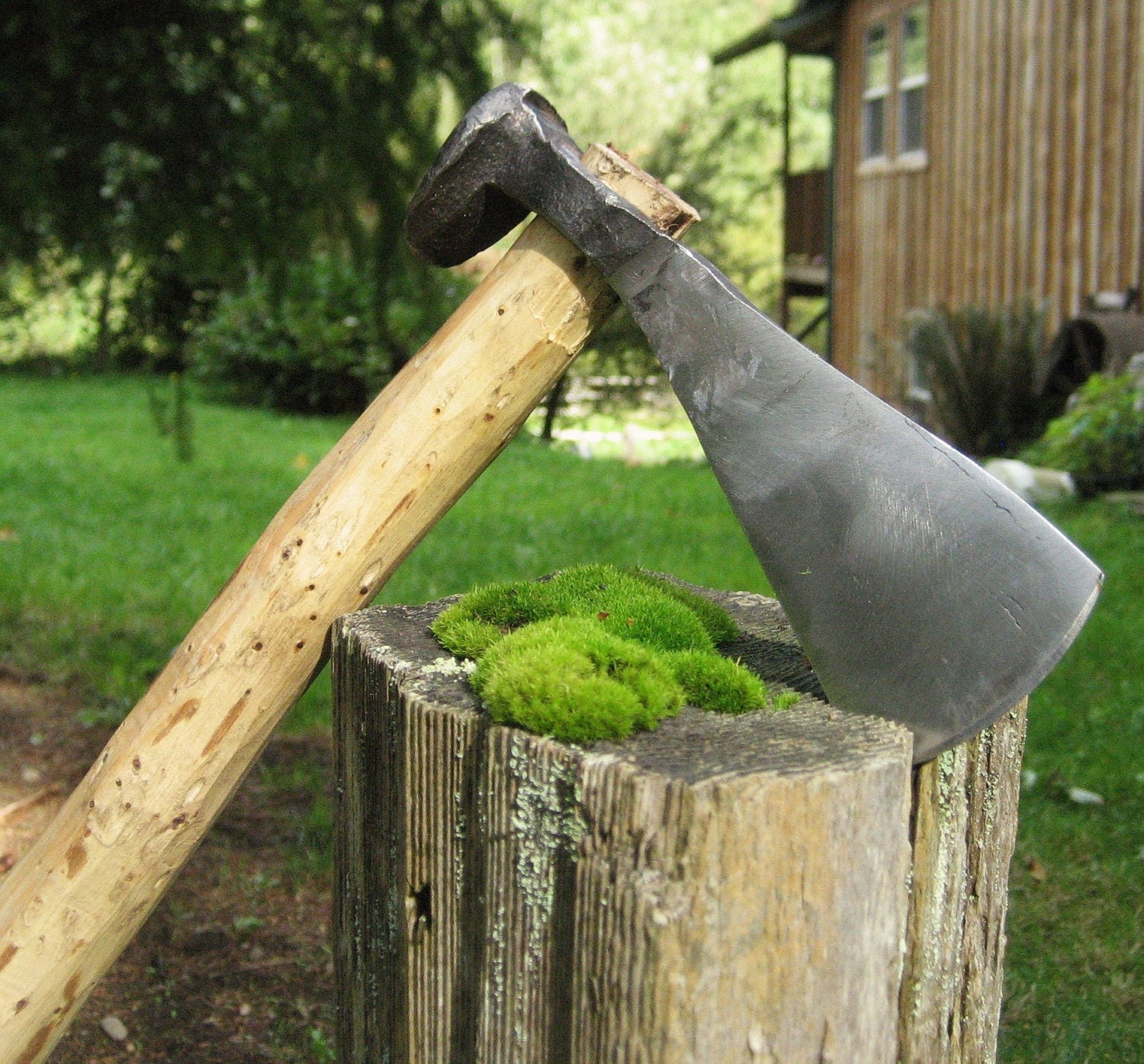 railroad spike axe