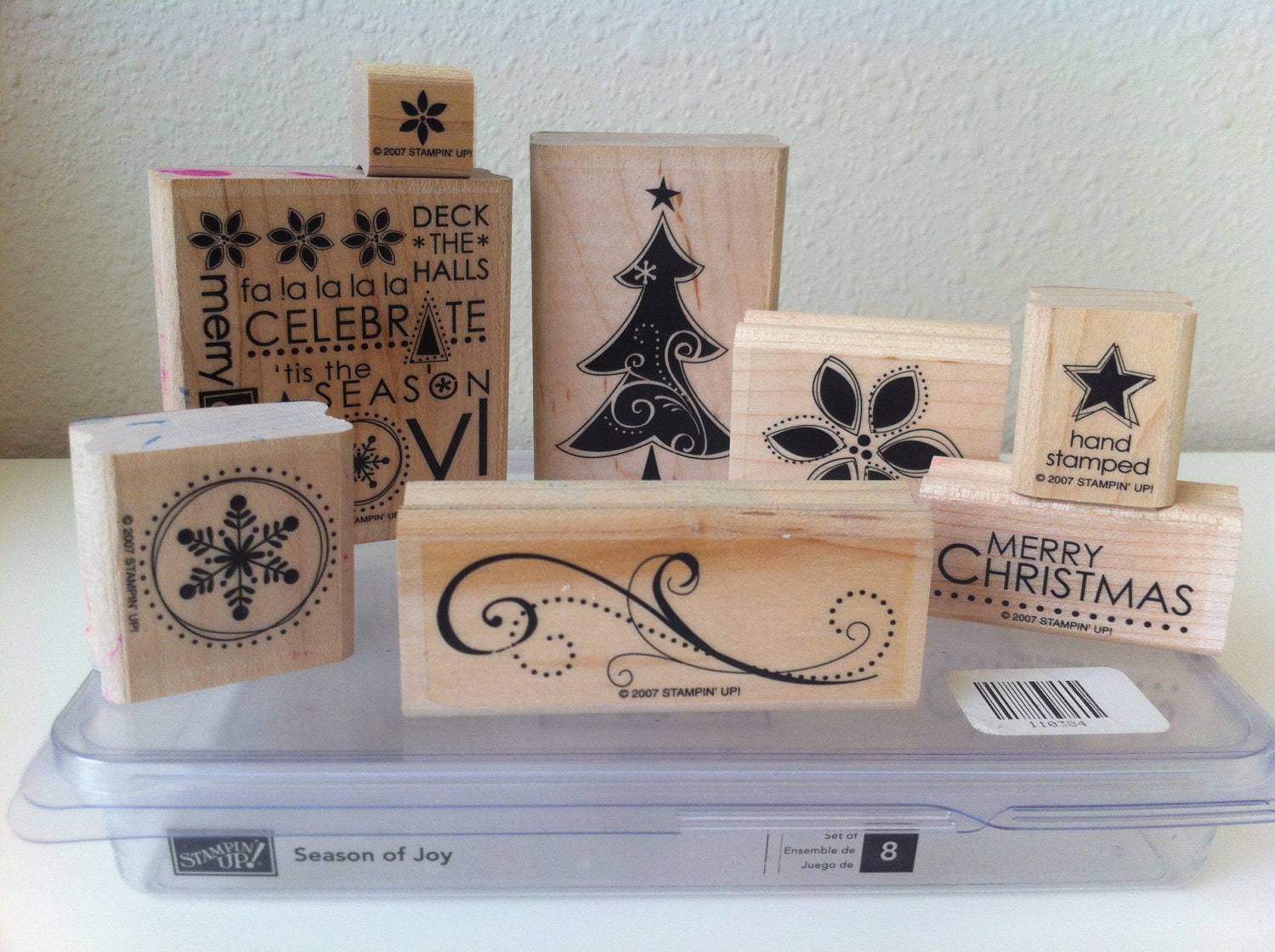 Stampin' Up Season of Joy Stamp Set Set of 8