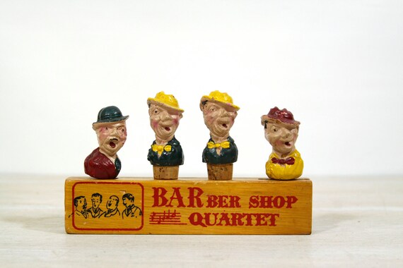 Vintage BARber Shop Quartet Bar Set