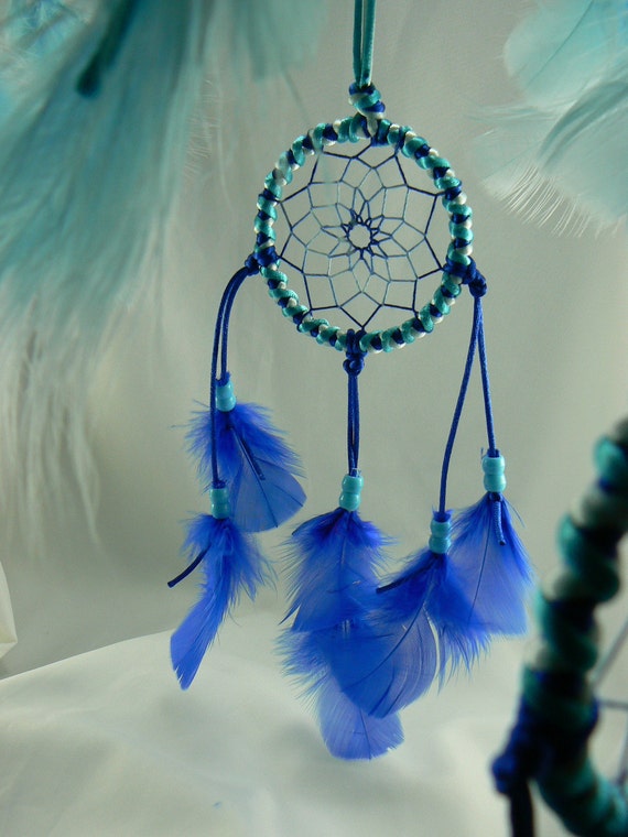 black and blue dream catchers for sale