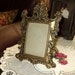 Ornate Rococo Frame Victorian Style Antique Brass Finish Vintage SALE