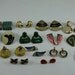 Vintage 80s Earrings Enameled Destash 15 Pairs