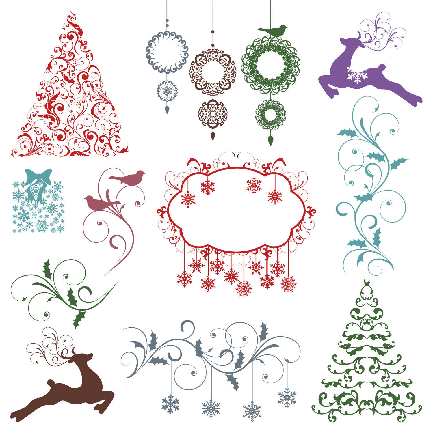 free christmas clipart for photoshop - photo #12