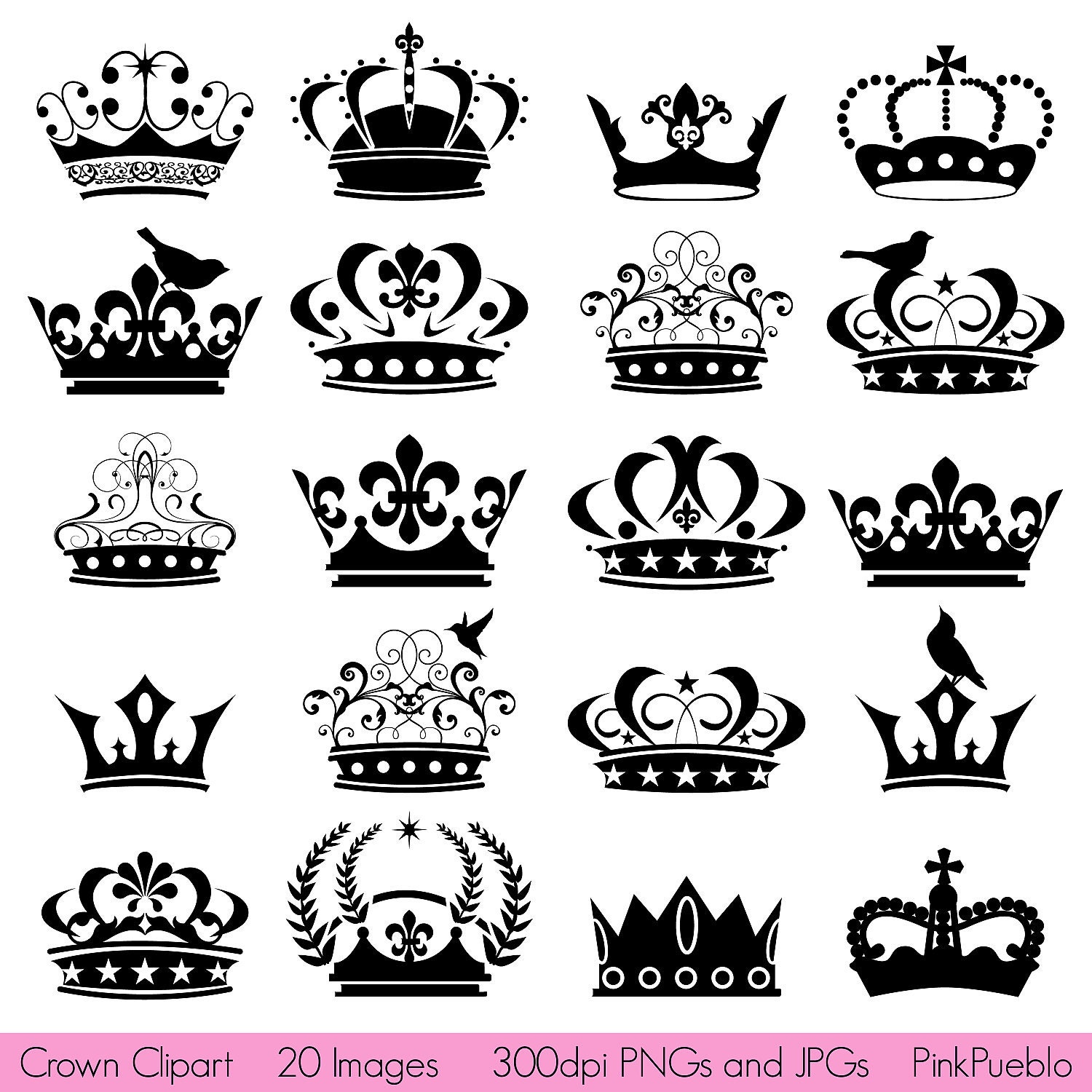 Free Free 307 Clipart Silhouette Crown Svg SVG PNG EPS DXF File