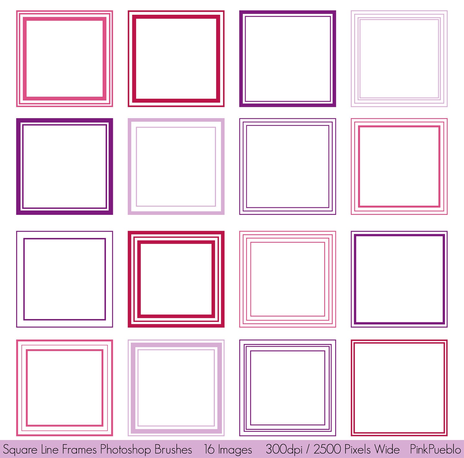 download square brushes photoshop
