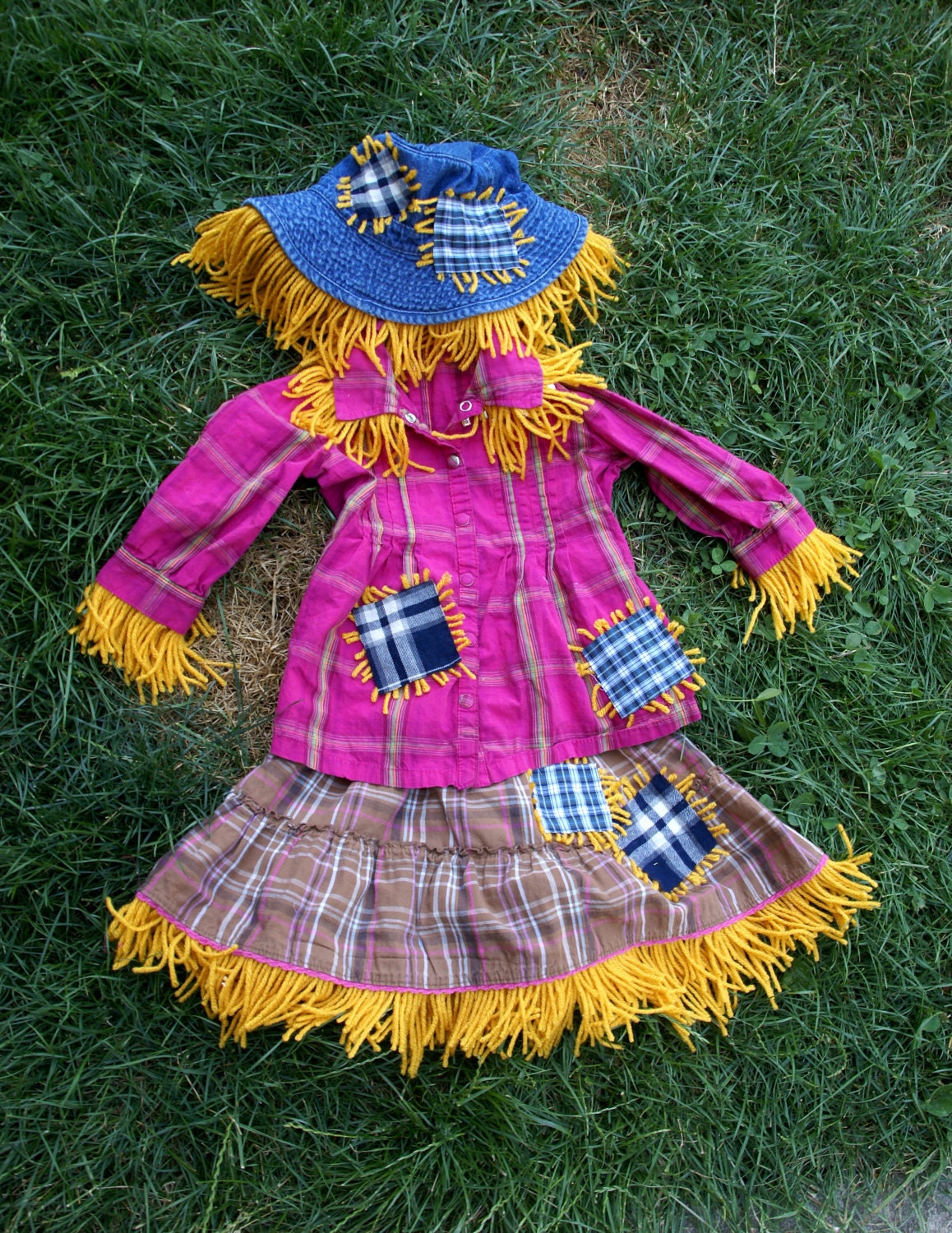 Girls Scarecrow Costume size 4