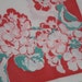 Cutter Tablecloth Turquoise and Atom Red Retro