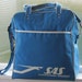 vintage flight bag scandinavian airlines 60s 70s retro luggage carry on blue tote advertising logo