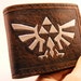 Zelda Hyrule Crest Hand Tooled Leather Wallet