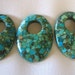 RESERVED for Pam Blue and Green Turquoise Pendant, 40mm x 30mm