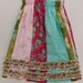 Girls Skirt in Patchwork Strips- Accented with Ruffles