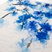 RESERVED LISTING. Blue Blossoms, Pink Blossoms. Original artwork lovingly custom-made for Aurelia