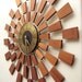 Seth Thomas Grandeur Wall Clock - Mid-Century Sunburst / Starburst Clock
