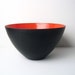 Mid-Century Early Krenit Herbert Krenchel Enamel Bowl - Orange