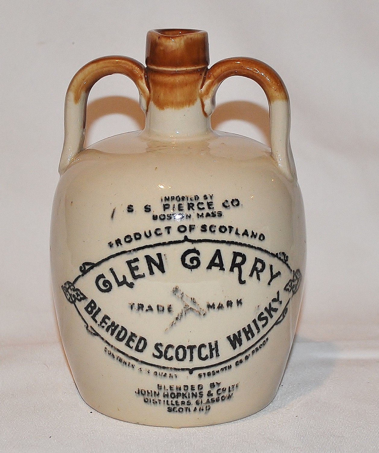 Glen Garry Blended Scotch Whisky Jug 1800's