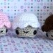 PINK Cup Cake Crochet Key Chain