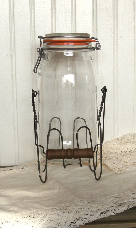 Vintage Canning Jar Holder