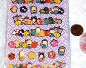 Japanese Stickers Kawaii Chiyogami Paper